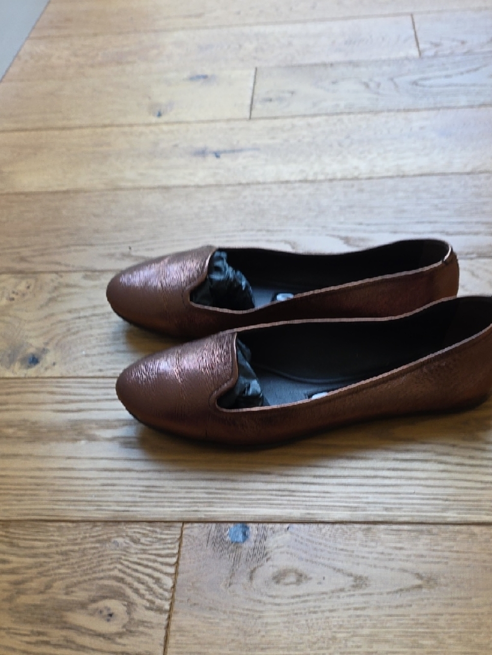 Rochas Copper Brown Leather Loafers - Picture 4 of 7